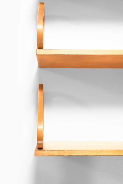 Alvar Aalto Rare Wall Shelves in Birch by by Alvar Aalto 1940s