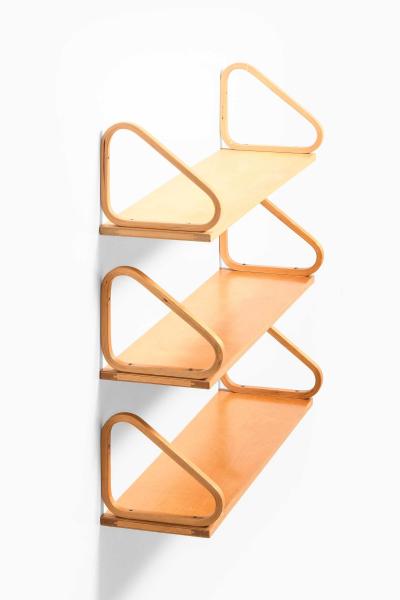 Alvar Aalto Rare Wall Shelves in Birch by by Alvar Aalto 1940s