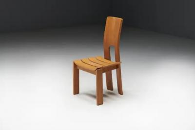 Alvar Aalto Scandinavian Modern Plywood Dining Chairs 1970s