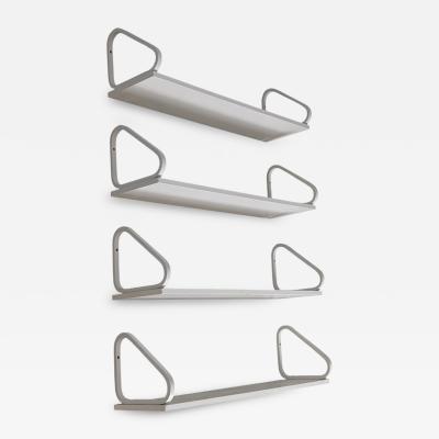 Alvar Aalto Set of Four Mid Century 112B Shelves by Alvar Aalto in White Birch Artek 1960s