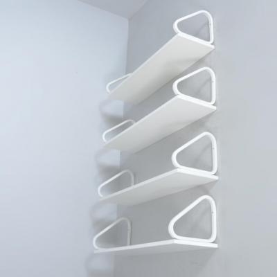 Alvar Aalto Set of Four White Alvar Aalto Minimalistic Shelves 112B in Birch Artek 1960s
