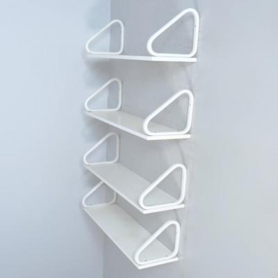 Alvar Aalto Set of Four White Alvar Aalto Minimalistic Shelves 112B in Birch Artek 1960s