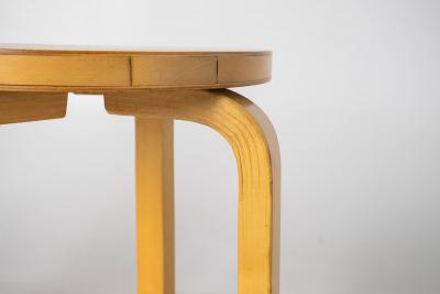 Alvar Aalto Set of Three Alvo Alto Bar Stools