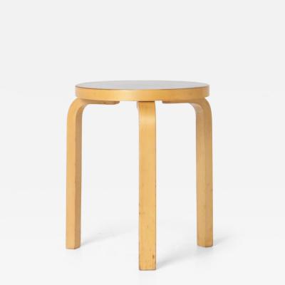 Alvar Aalto Stool 60 by Aino Alvar Aalto for Artek Finland pair avalible 
