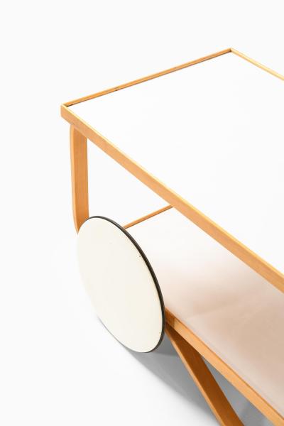 Alvar Aalto Trolley in Birch and Lacquer by Alvar Aalto 1936