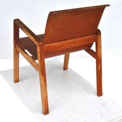 Alvar Aalto Vintage Pair Hallway 403 Chairs by Alvar Aalto