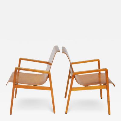 Alvar Aalto Vintage Pair of Hallway 403 Chairs by Alvar Aalto