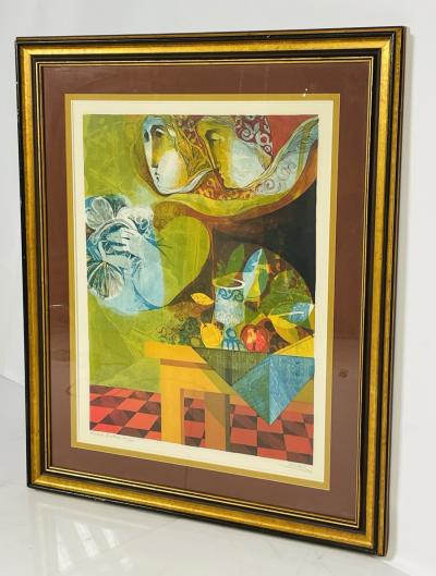 Alvar Su ol lvar Su ol Le Miracle Quotidien Suite Color Lithograph Int rieur R ve