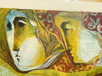 Alvar Su ol lvar Su ol Le Miracle Quotidien Suite Color Lithograph Int rieur R ve