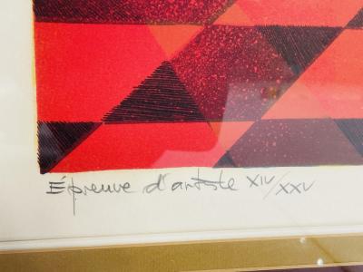 Alvar Su ol lvar Su ol Le Miracle Quotidien Suite Color Lithograph Int rieur R ve