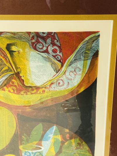 Alvar Su ol lvar Su ol Le Miracle Quotidien Suite Color Lithograph Int rieur R ve