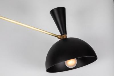Alvaro Benitez Large Three Cone Lola II Chandelier in Black