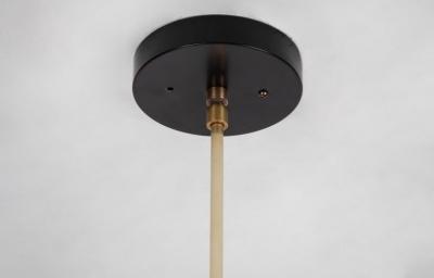 Alvaro Benitez Large Three Cone Lola II Chandelier in Black