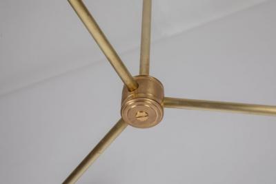 Alvaro Benitez Large Three Cone Lola II Chandelier in Black