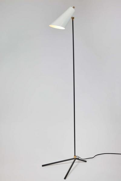 Alvaro Benitez Lucy Floor Lamp in Brass and Metal by Alvaro Benitez