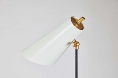 Alvaro Benitez Lucy Floor Lamp in Brass and Metal by Alvaro Benitez