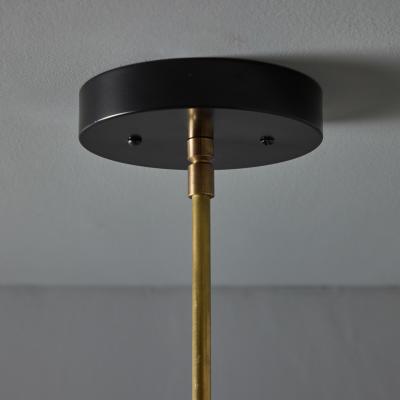 Alvaro Benitez Lulu 3 Arm Chandelier in Black Brass by Alvaro Benitez