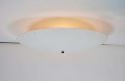Alvaro Benitez Nena Perforated Dome Ceiling Lamp by Alvaro Benitez