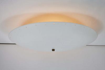 Alvaro Benitez Nena Perforated Dome Ceiling Lamp by Alvaro Benitez