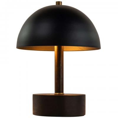 Alvaro Benitez Nena Table Lamp in White Metal and Wood by Alvaro Benitez