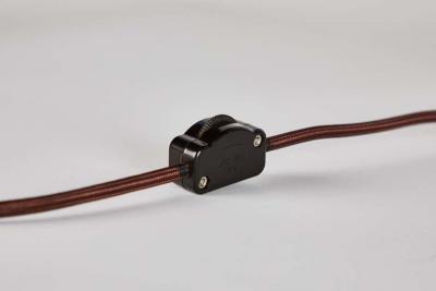 Alvaro Benitez Nena Table Lamp in White Metal and Wood by Alvaro Benitez