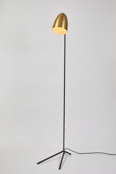 Alvaro Benitez ORO Brass and Metal Floor Lamp