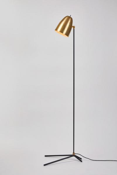 Alvaro Benitez ORO Brass and Metal Floor Lamp