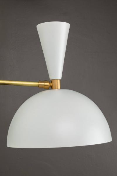 Alvaro Benitez Pair of Large Lola II Sconces in White