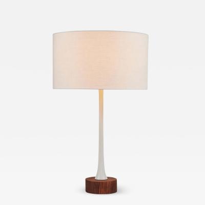 Alvaro Benitez Sofi Metal and Wood Table Lamp by Alvaro Benitez