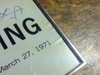 Alvin Loving Rare Signed Alvin Loving Poster Exhibition at William Zierler Gallery