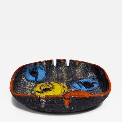 Alvino Bagni 1960s Alvino Bagni for Raymor Modernist Colorful Ashtray Italy