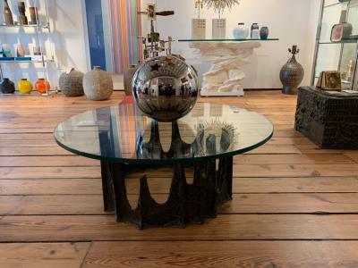 Alvino Bagni Alvino Bagni Star Vase Ceramic Metallic Silver Chrome Gold Signed