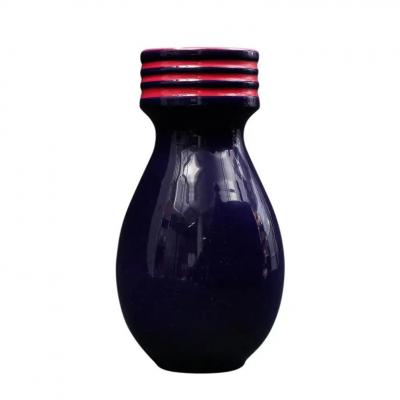 Alvino Bagni Alvino Bagni Vase Ceramic Blue Pink Signed