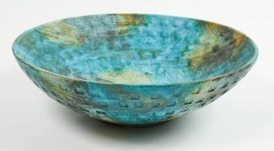 Alvino Bagni NW 46 colorful sea garden bowl by Alvino Bagni for Raymor