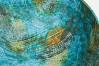 Alvino Bagni NW 46 colorful sea garden bowl by Alvino Bagni for Raymor