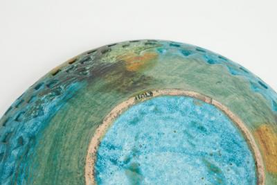 Alvino Bagni NW 46 colorful sea garden bowl by Alvino Bagni for Raymor