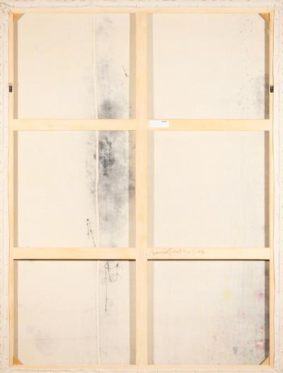 Amanda Ross Ho Untitled Dropcloth Painting Dead Blades and Black Candy 