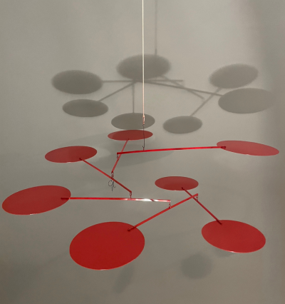 Amaury Maillet Red Serenity Abstract Sculpture 2022