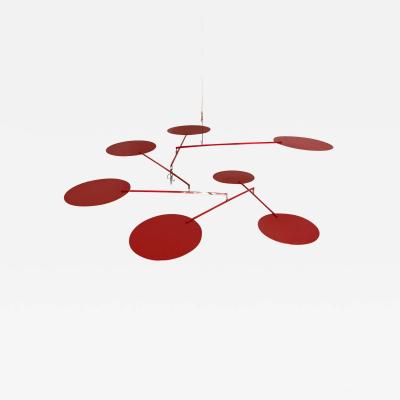 Amaury Maillet Red Serenity Abstract Sculpture 2022