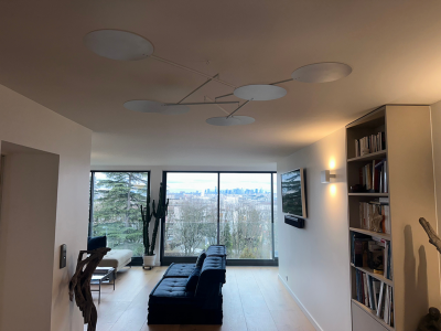 Amaury Maillet White Serenity Abstract Sculpture 2023