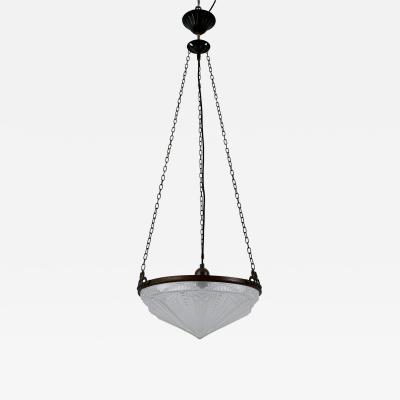 Amazing Art Deco Design Chandelier or Pendant Lamp Germany 1970s
