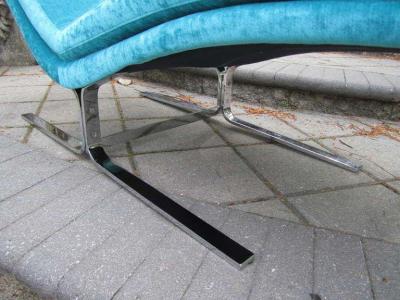 Amazing Chrome Chaise Longue for Brayton International