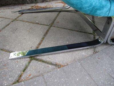 Amazing Chrome Chaise Longue for Brayton International