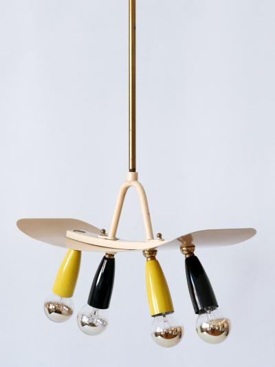 Amazing Exceptional Mid Century Modern Sputnik Pendant Lamp Germany 1950s