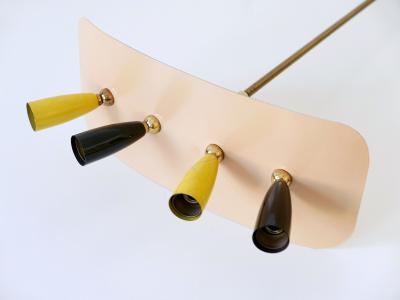 Amazing Exceptional Mid Century Modern Sputnik Pendant Lamp Germany 1950s