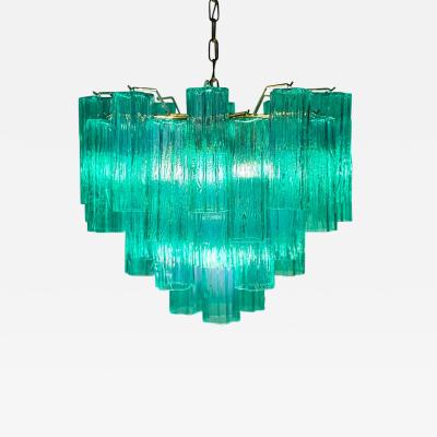 Amazing Green Tronchi Murano Glass Chandelier