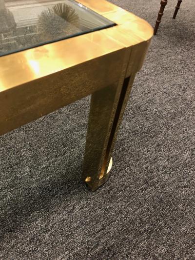 Amazing Italian Brass Coffee Table With Great Design