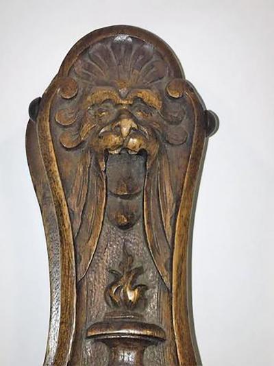 Amazing Italian Hand Carved 19th Century Fire Bellows