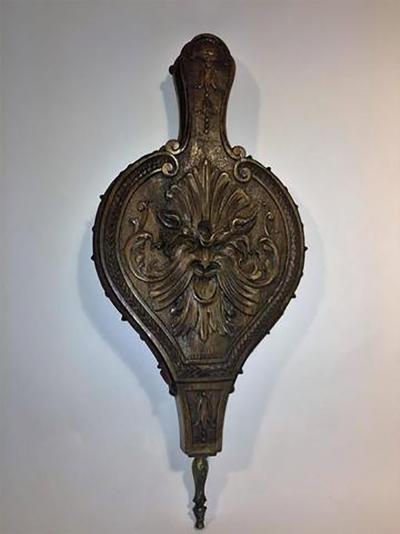 Amazing Italian Hand Carved 19th Century Fire Bellows
