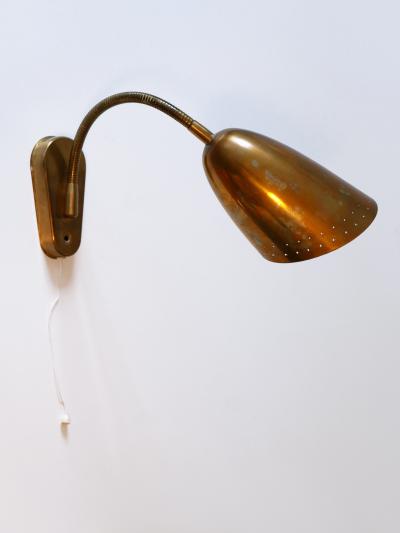 Amazing Mid Century Modern Adjustable Wall Lamp or Sconce Germany 1960s